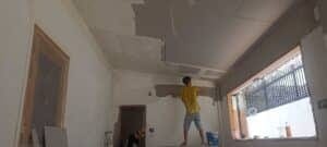 Trần thạch cao đóng góc nghiêng