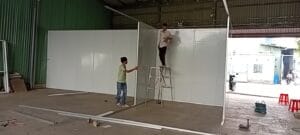Thi công vách panel chuyên nghiệp
