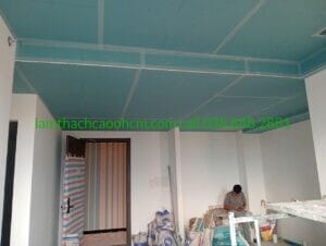 đóng trần thạch cao đơn giản ở quận thủ đức