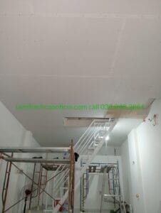 đóng trần thạch cao phẳng nhà cấp 4 ở khu vực linh trung thủ đức