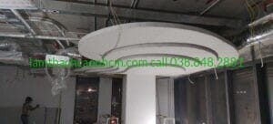 Trần thạch cao sóng lượn theo thiết kế