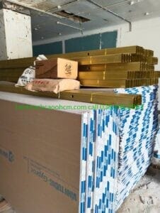 ngăn vách chia phòng cải tạo spa khu vực lê văn việt quận 9