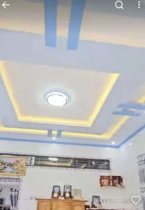 thi công trần thạch cao cho nhà phố an đường tô ký quận 12