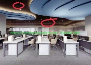 Bản vẽ hoàn thiện của trần thạch cao