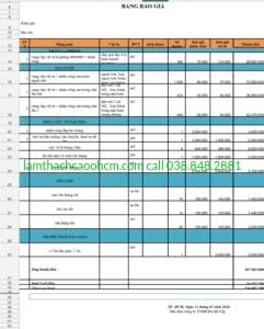 Bảng giá chi tiết về sơn nước cụ thể nhất